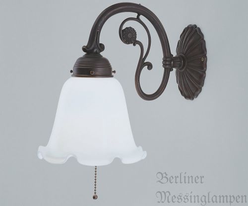 antik Wandleuchte A14-20_op_A mit Zugkette