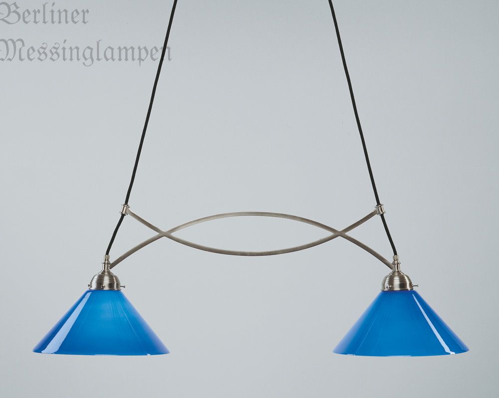Doppelpendelleuchte D54-70_kb_N, Berliner Messing